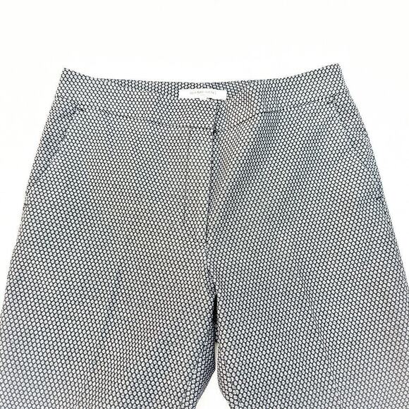 Gerard Darel Paris Pleated Straight Leg Brocade Mini Patterned Pants SIze 38 - Picture 9 of 10